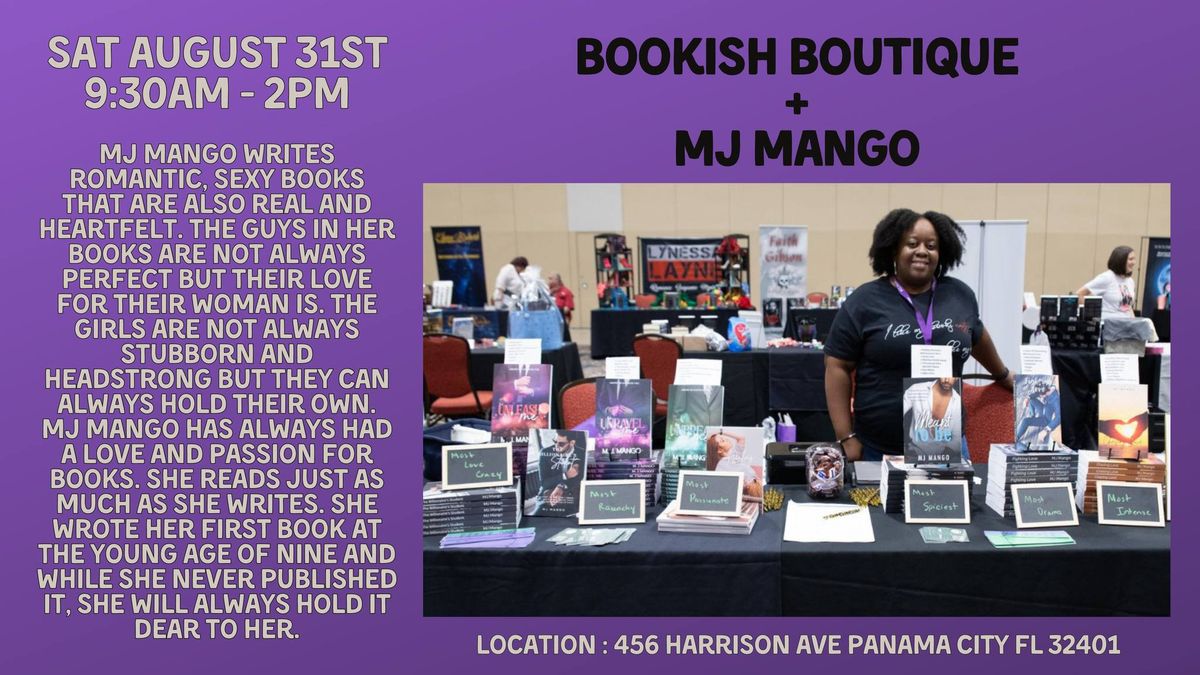 Book Signing with Author MJ Mango!