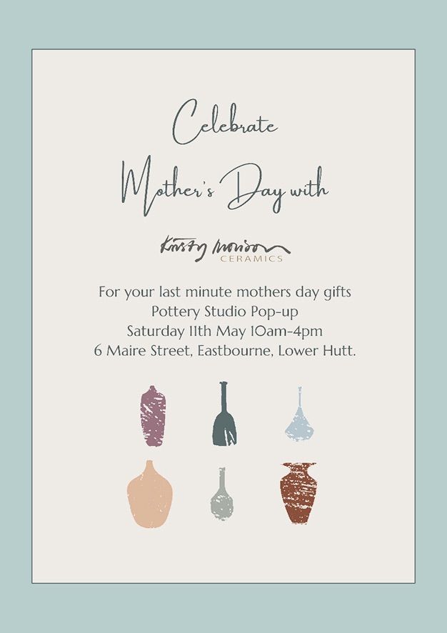 Mother's Day Pottery Studio Pop-up