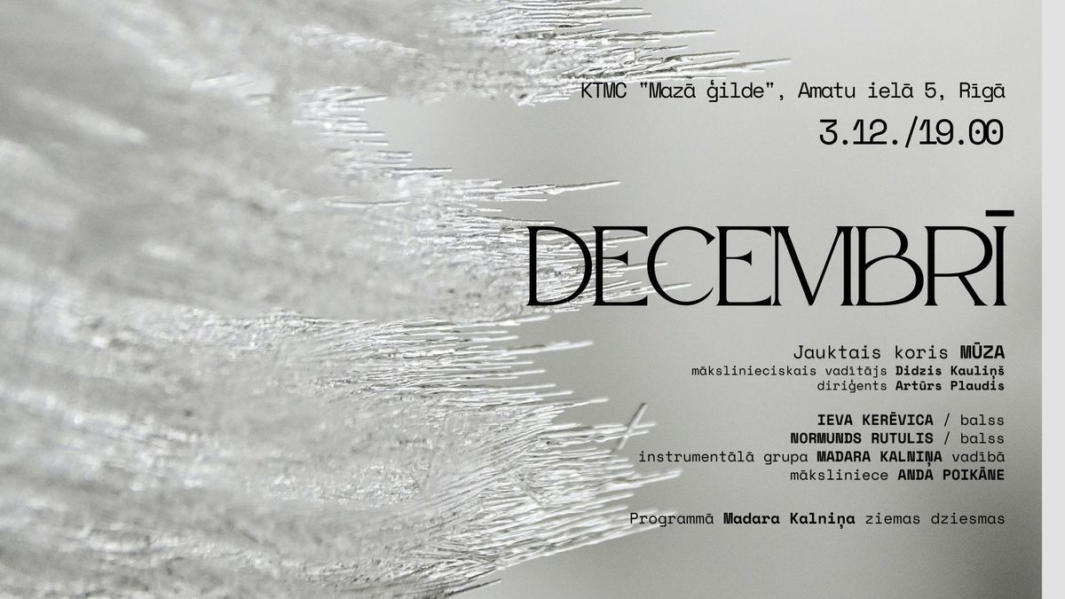 Koncerts "DECEMBR\u012a"