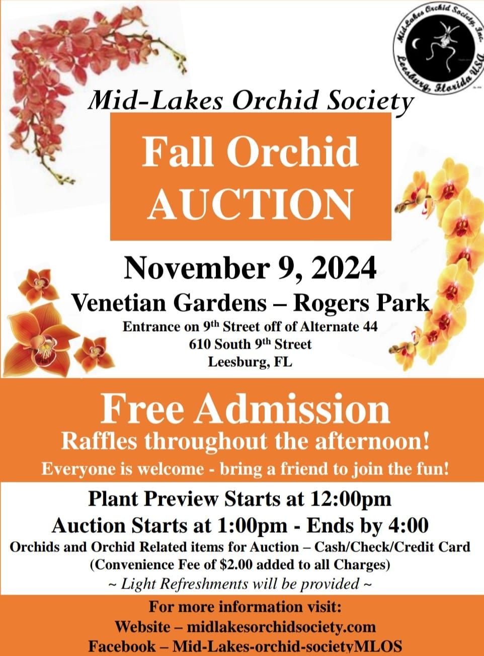 Mid Lakes Orchid Society