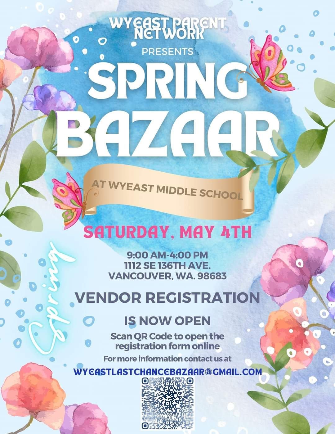 Wy'East Middle Schools Spring Bazaar 