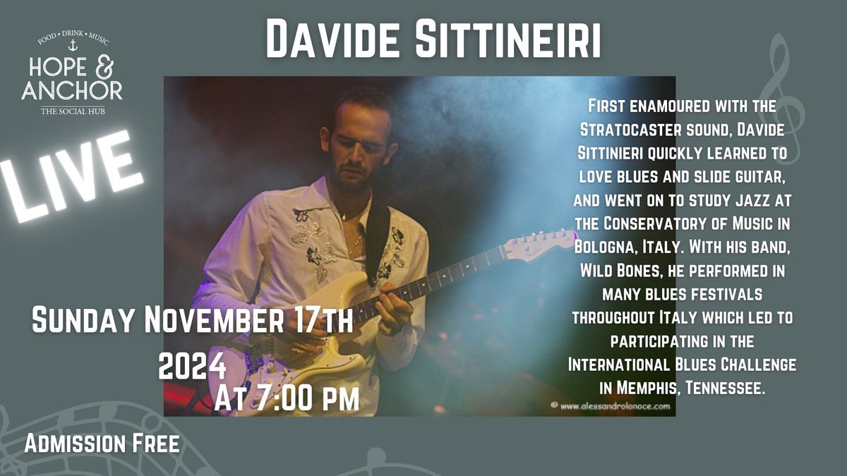 Live Sunday instrumental - featuring the fantastic "Davide Sittineiri"