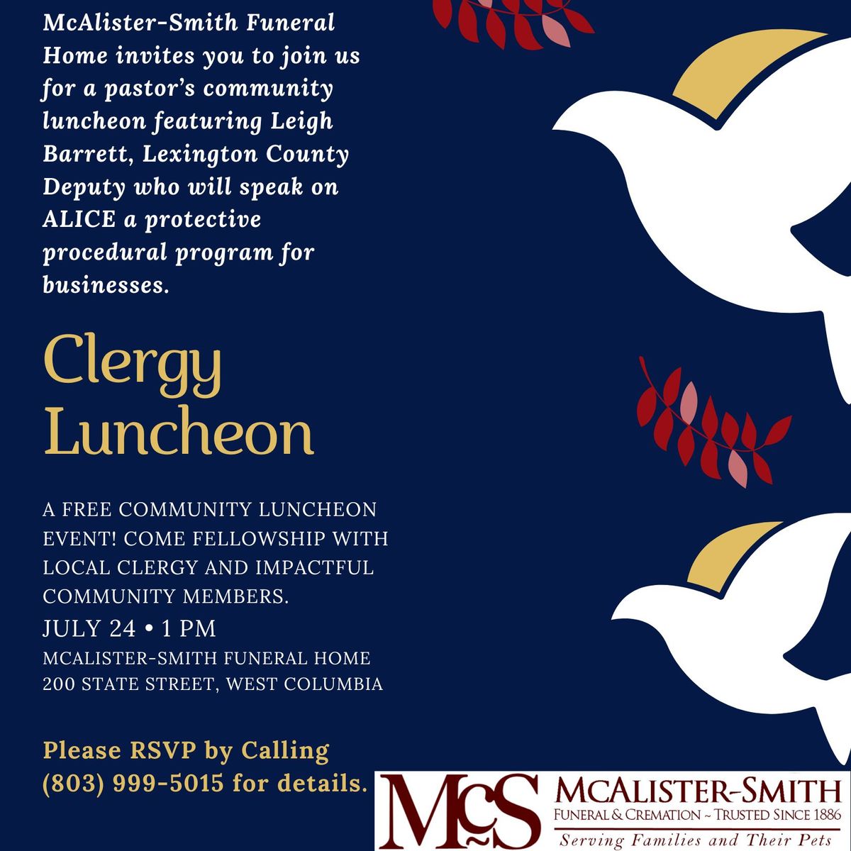 Clergy Luncheon