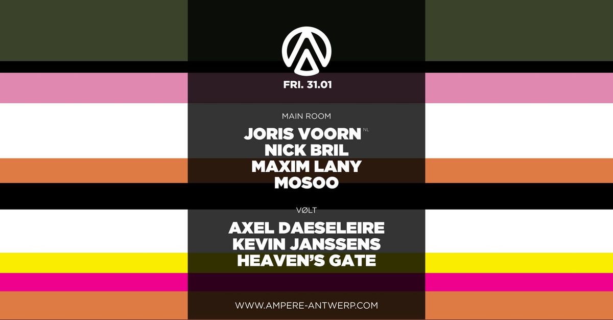 Ampere x B\u00f4tan present: Joris Voorn, Nick Bril & friends