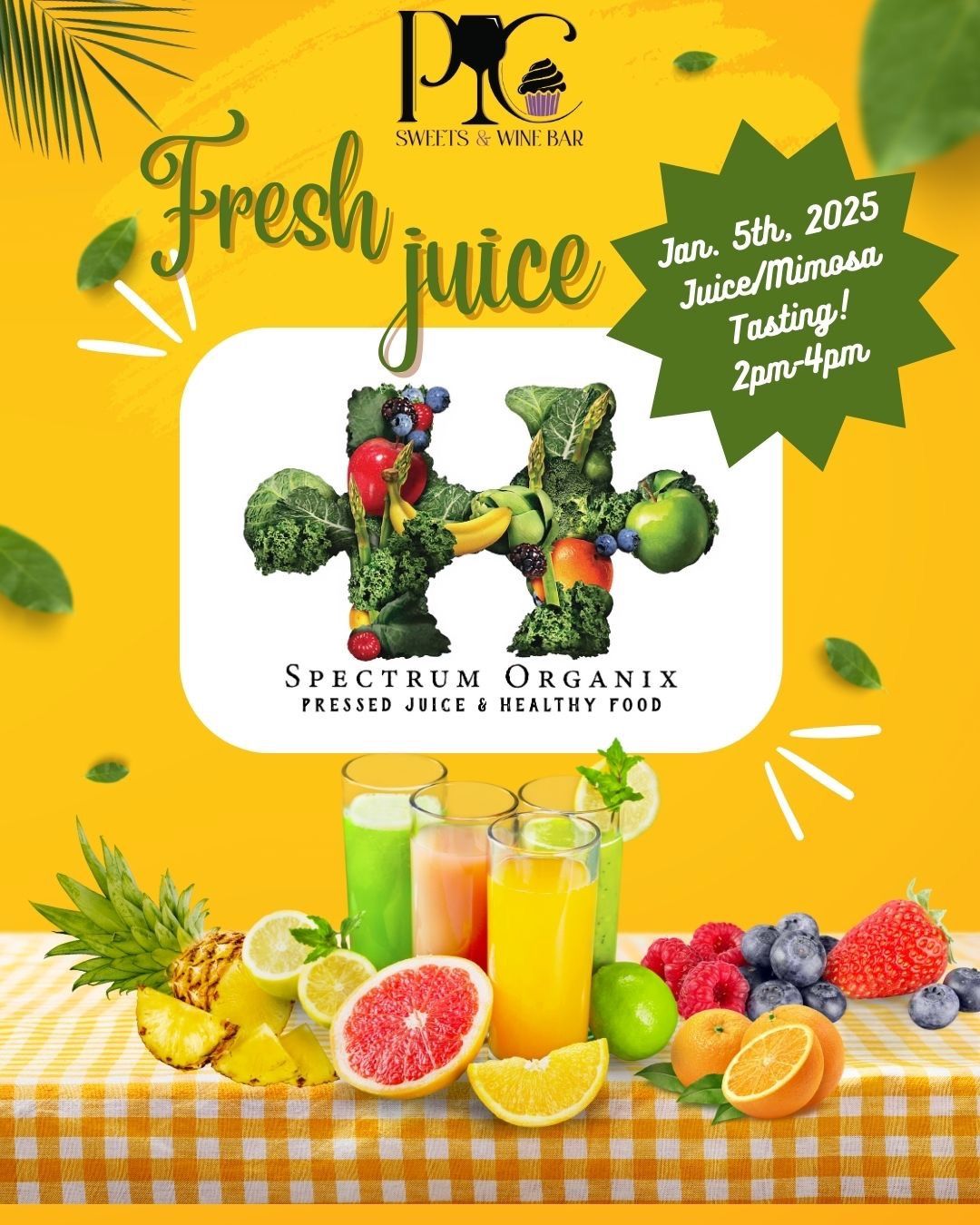 Pressed Juice Tasting 