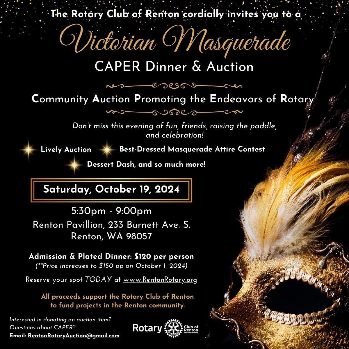 Rotary Club of Renton CAPER Dinner and Auction