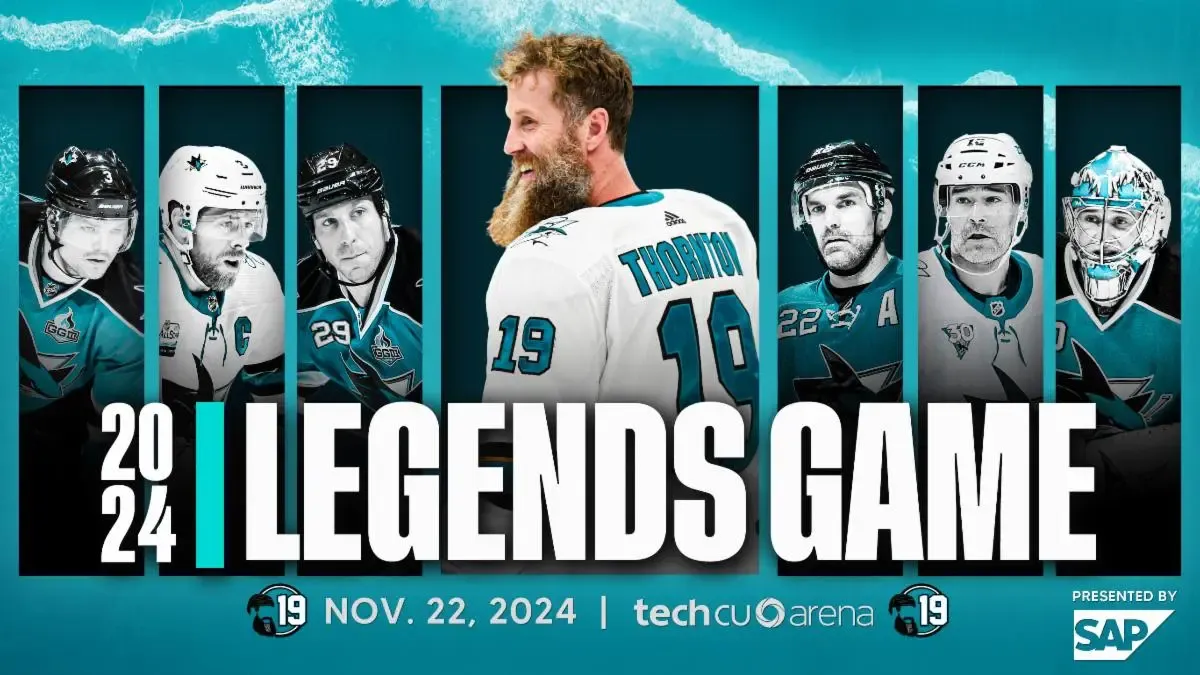 San Jose Sharks Legends Game with Joe Thornton