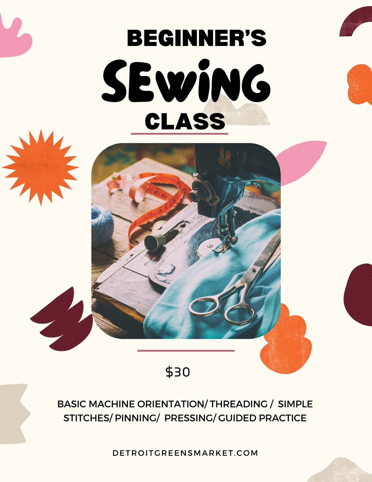 Beginner's Sewing Class