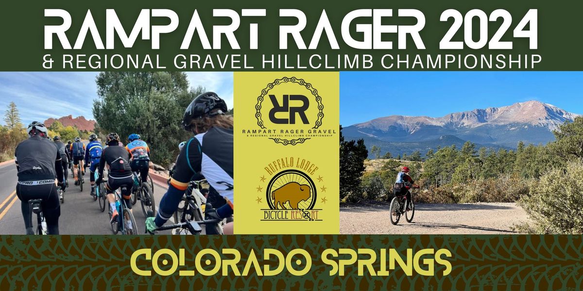 2024 Rampart Rager 100k, 70k, 50k & Regional Gravel Hillclimb Championship
