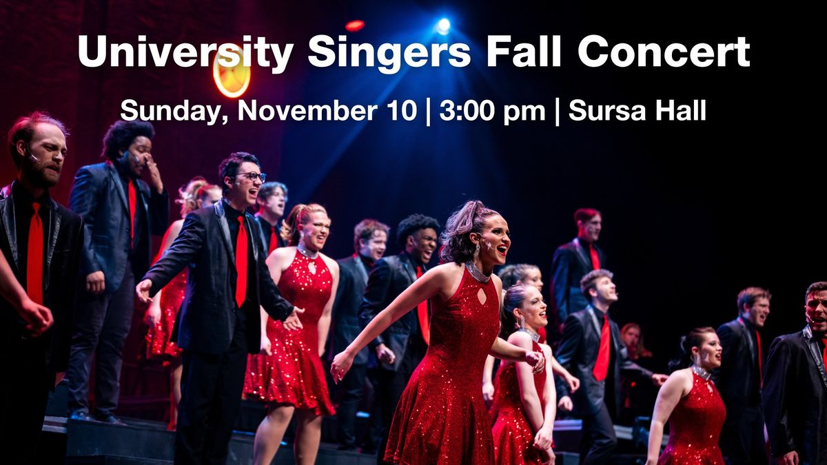 University Singers Fall Concert