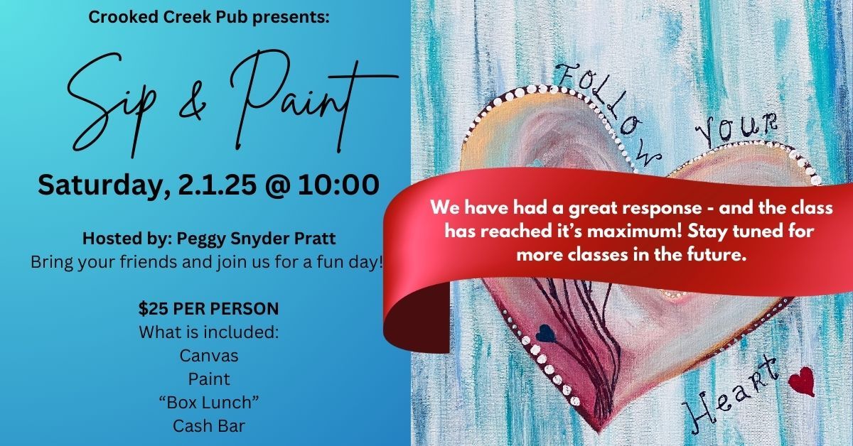 Sip and Paint with us!