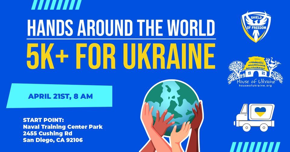 HANDS AROUND THE WORLD: 5K+ For Ukraine