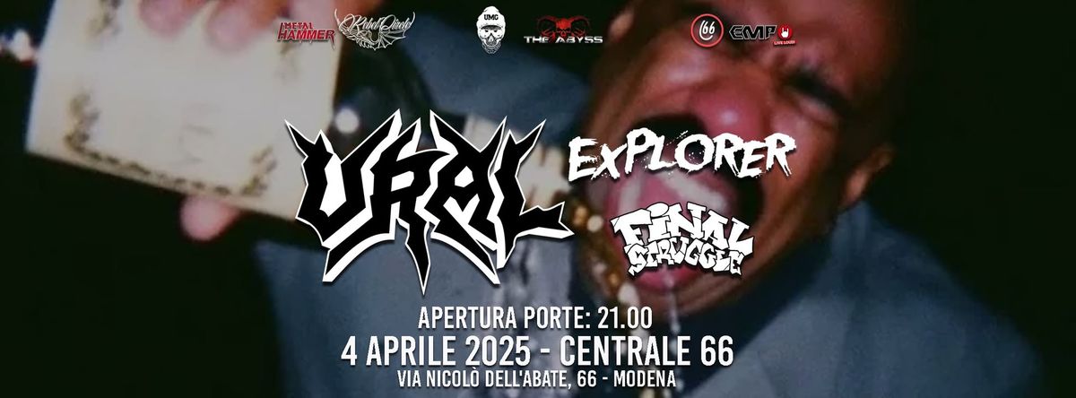 Ural + Explorer + Final Struggle live @ Centrale 66