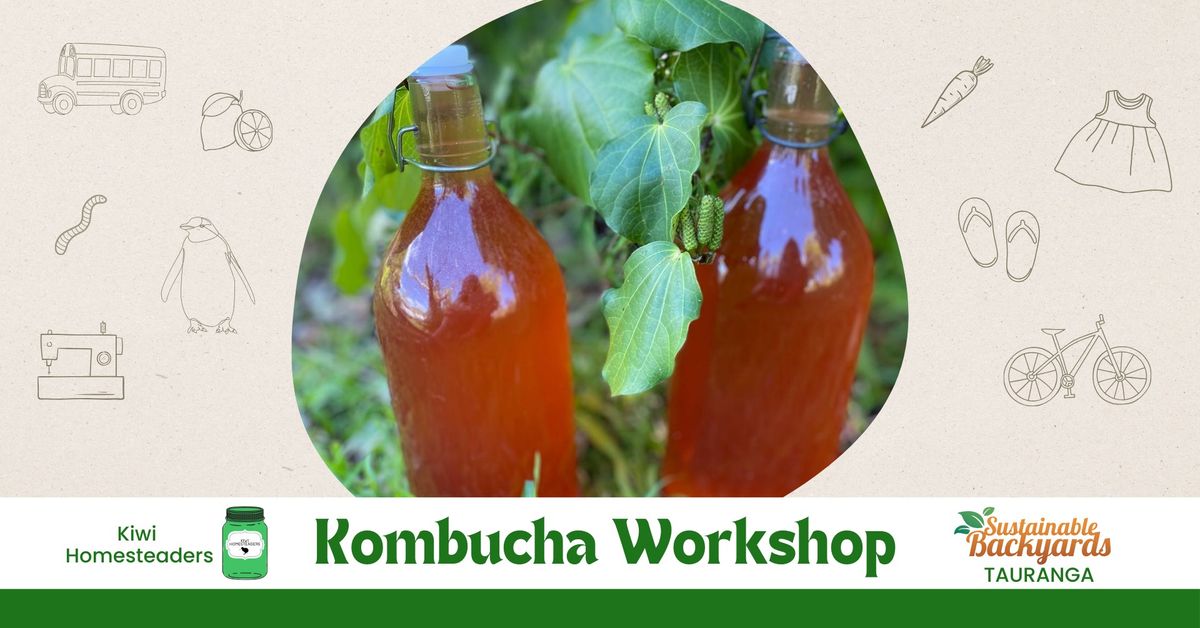 Kombucha Workshop with Edible Weeds