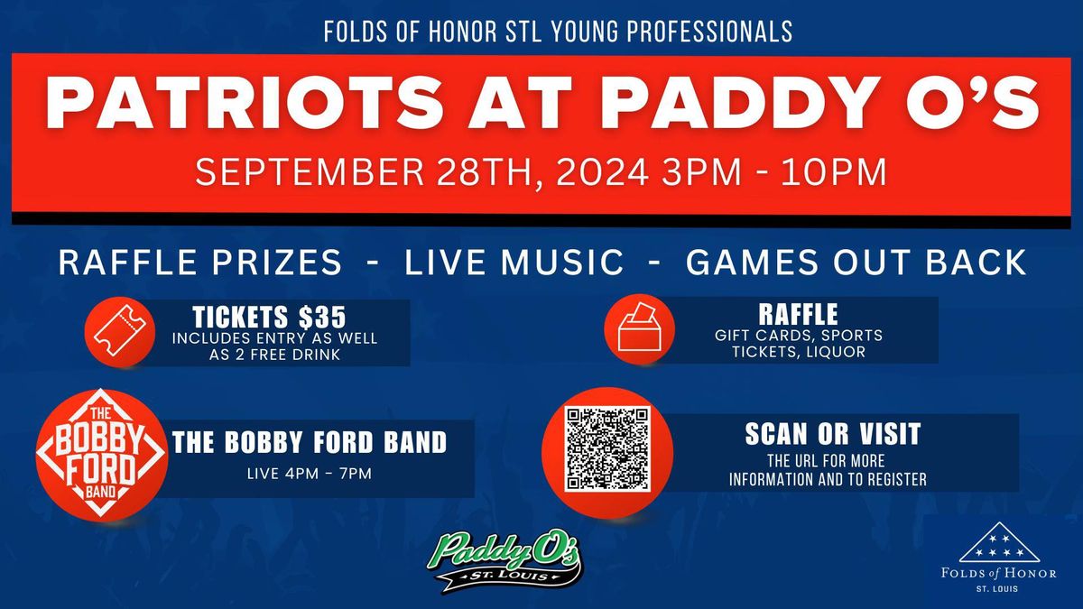  Patriots at Paddy O's 