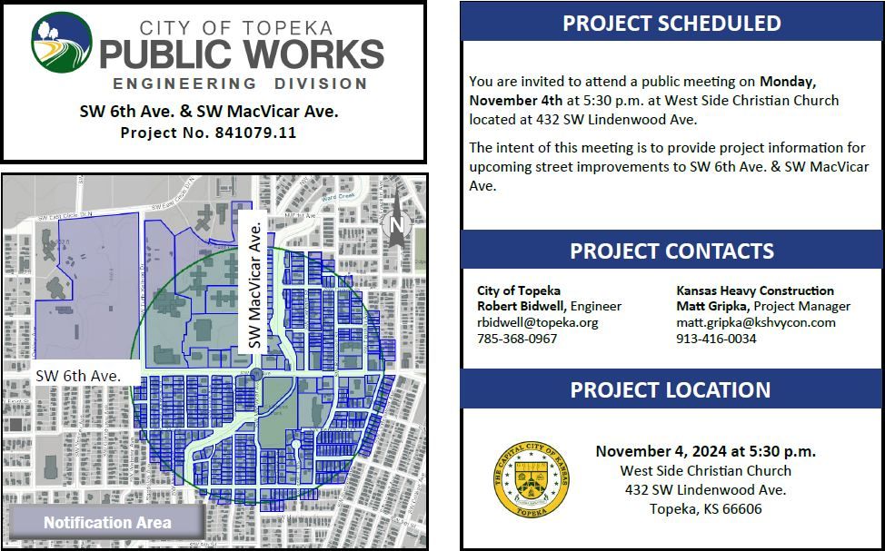 Public Meeting: SW 6th & SW MacVicar