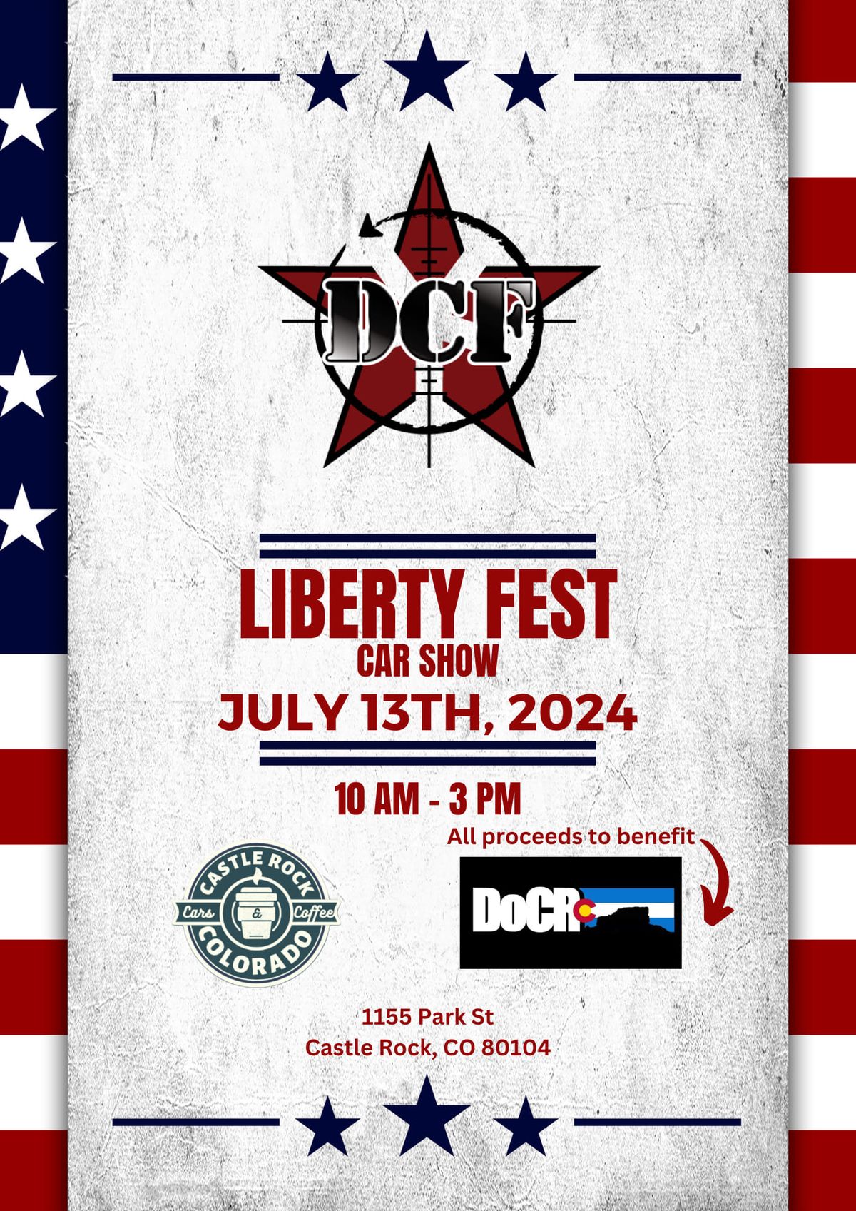 Liberty Fest Car Show benefiting DoCR 