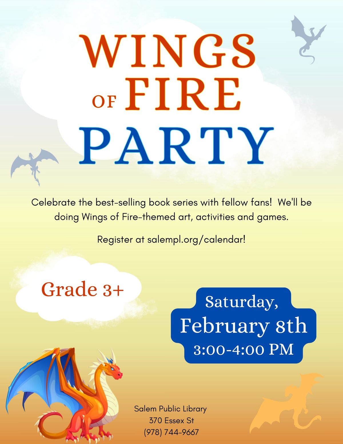 Wings of Fire Party