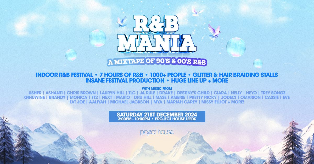 RNB MANIA | Leeds Indoor R&amp;B Festival [SIGN UP NOW]