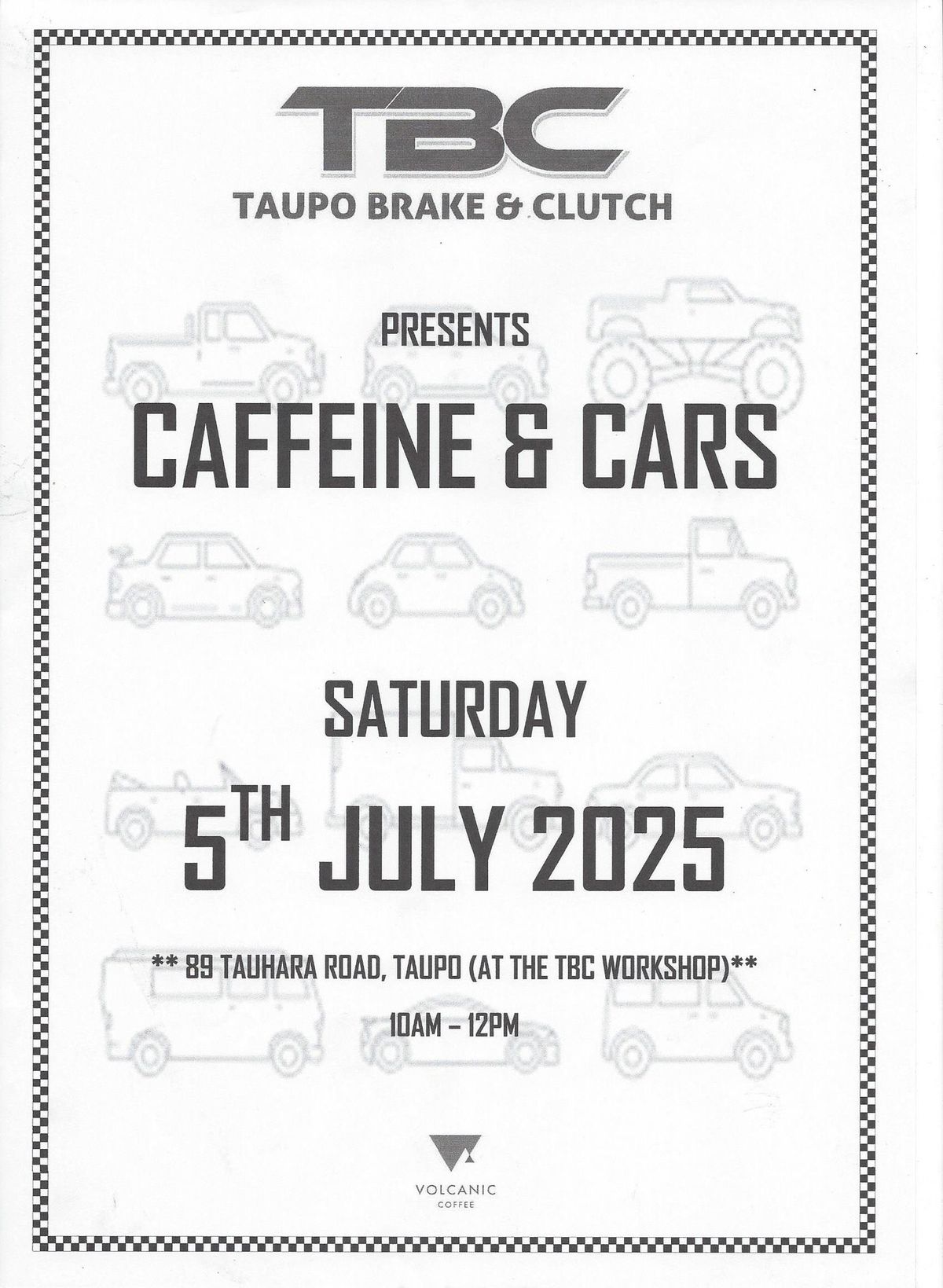 TBC Caffeine & Cars 2025