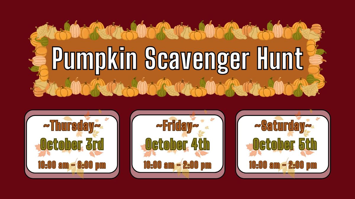 Pumpkin Scavenger Hunt