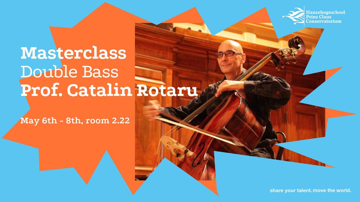 Masterclass Double Bass prof. Catalin Rotaru