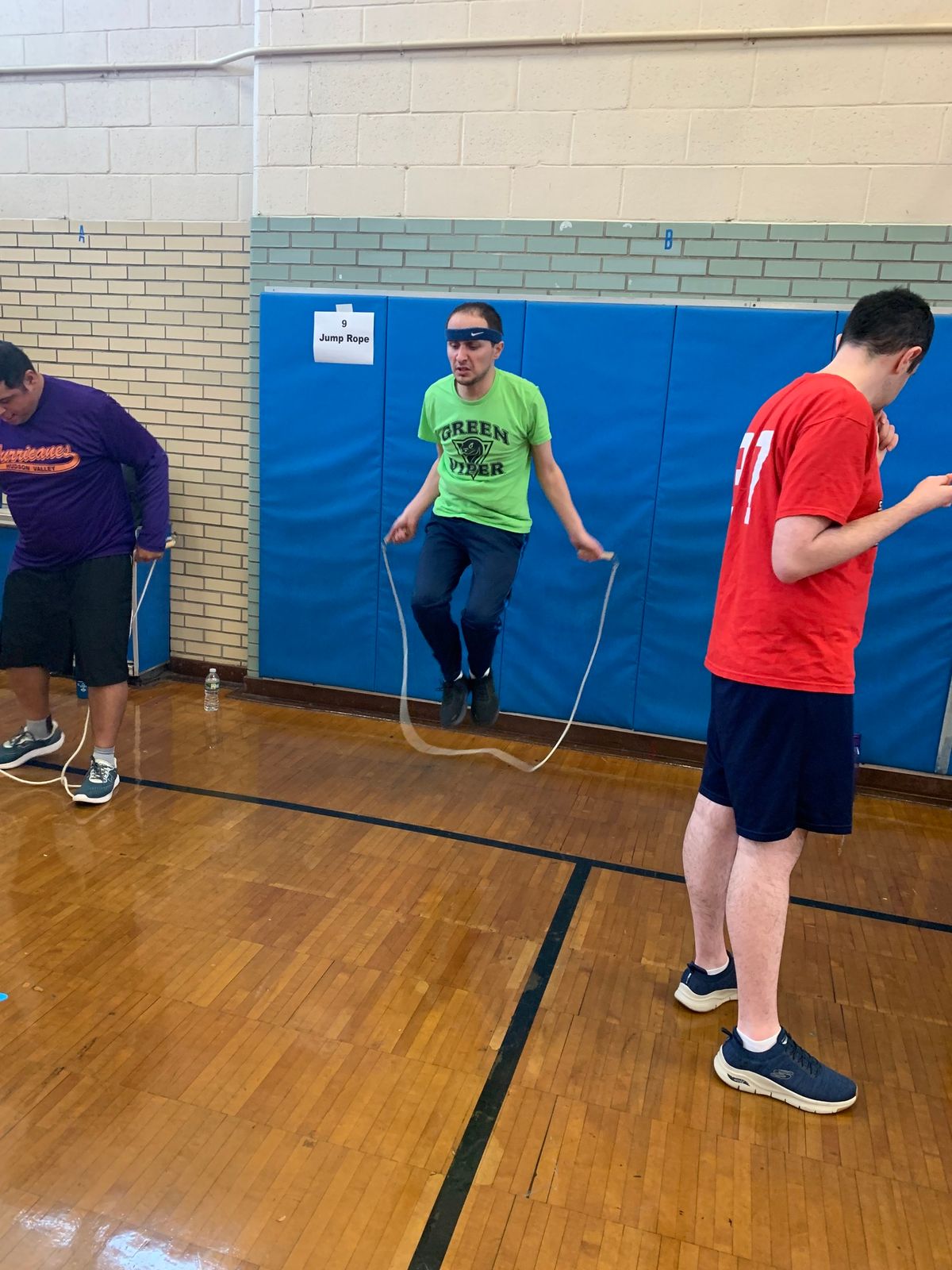 Rec club at the physical fitness competition