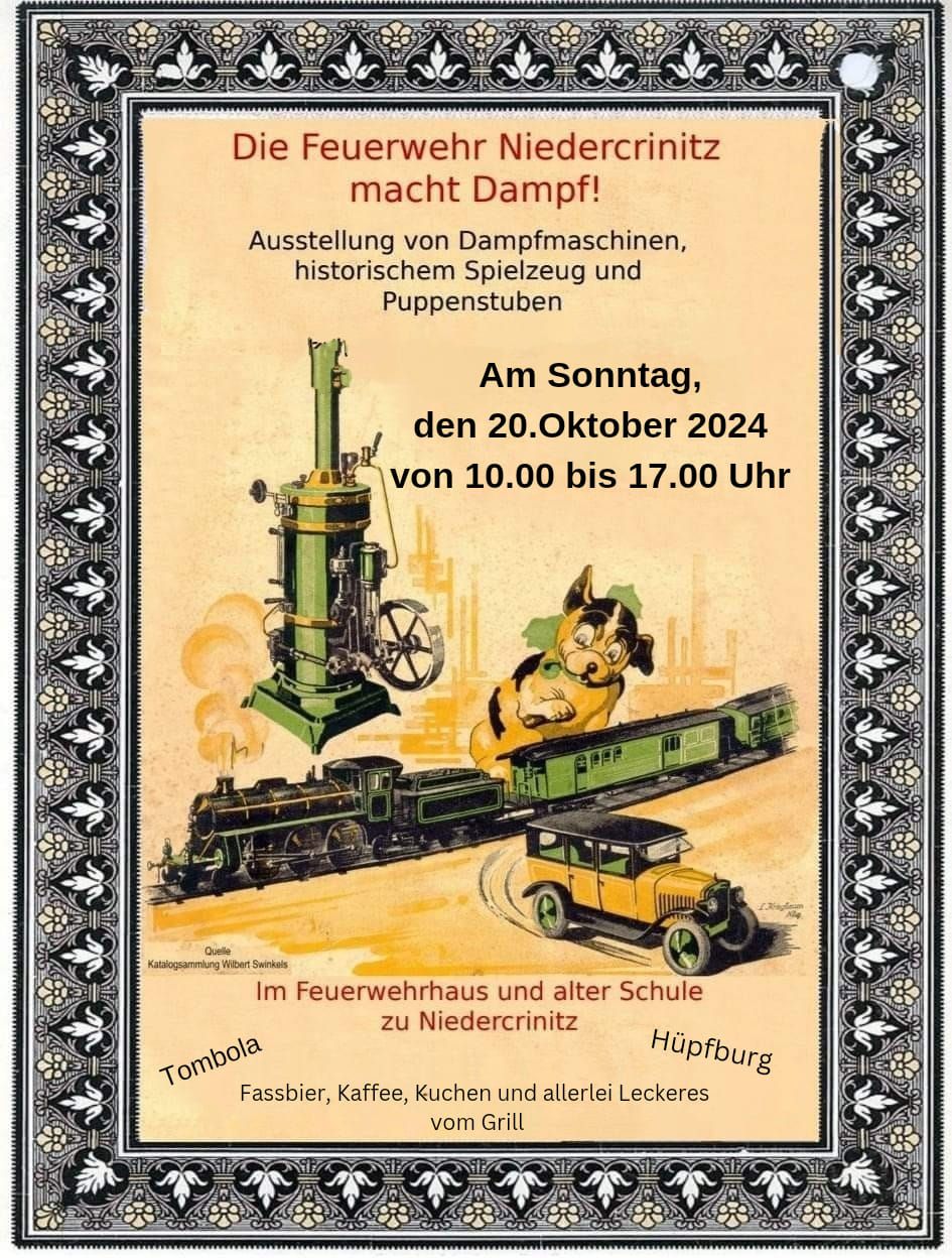 Dampfmaschinentreffen und Puppenstubenausstellung