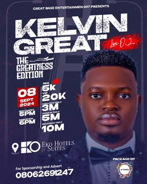 THE GREATNESS EDITION REG 5K 20K VIP EXECUTIVE TABLE 3M 5M PREMIUM TABLE 10M GREATNESS TABLE