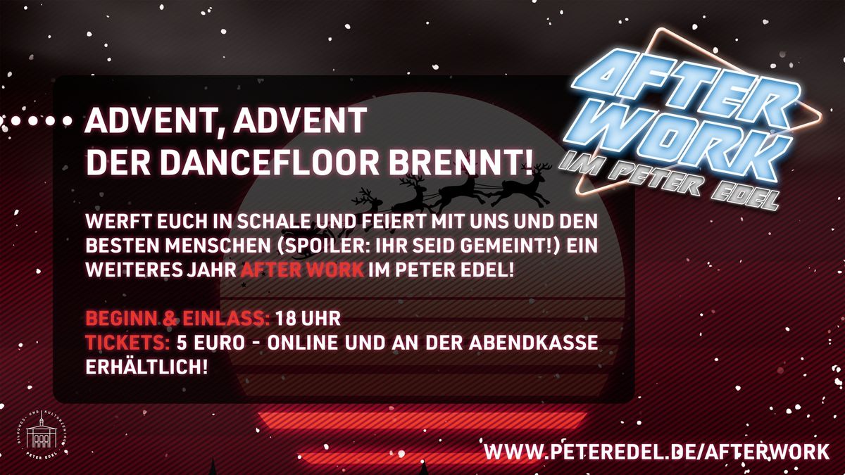 AFTER WORK ADVENTSSPECIAL im Peter Edel