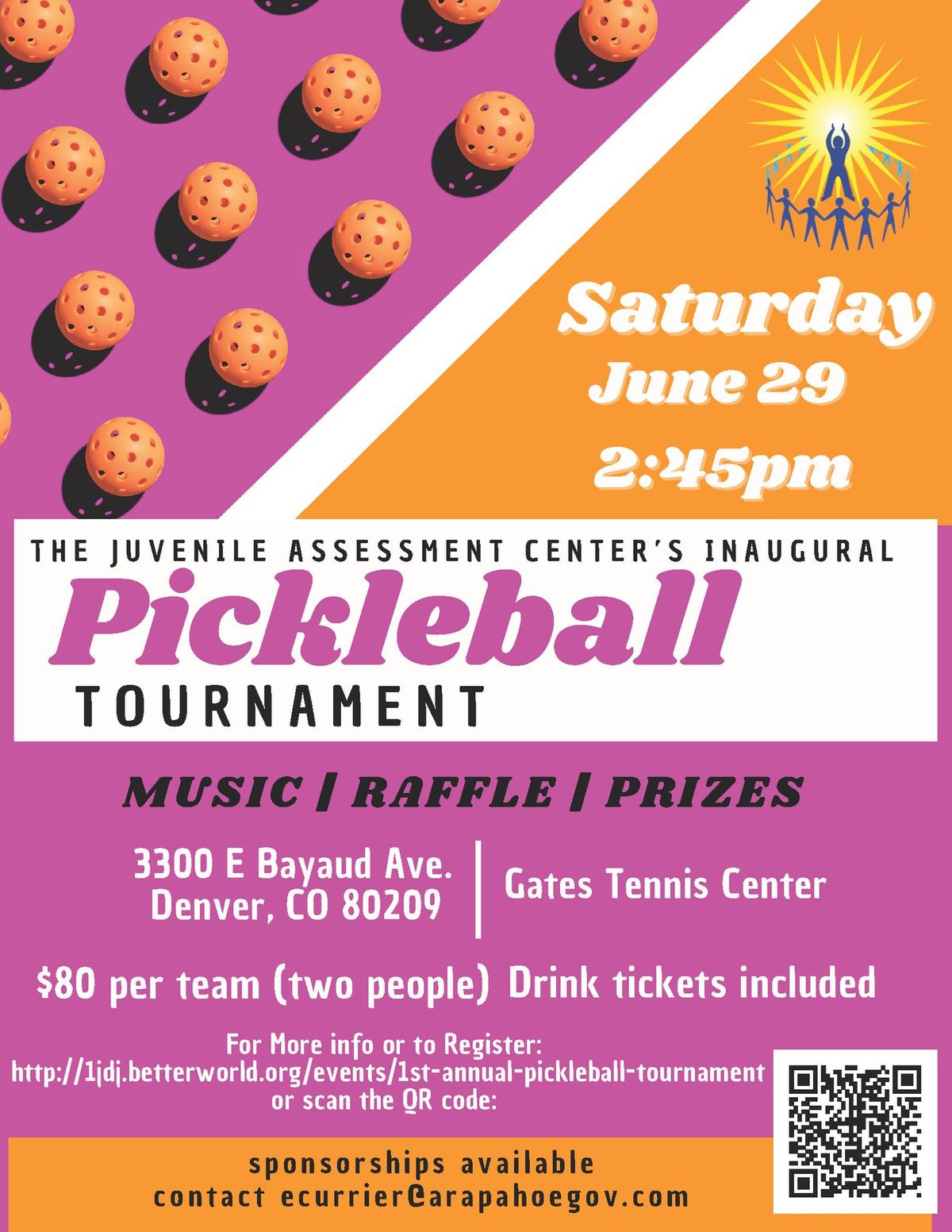 Inaugural Fundraising Pickleball Tournament!