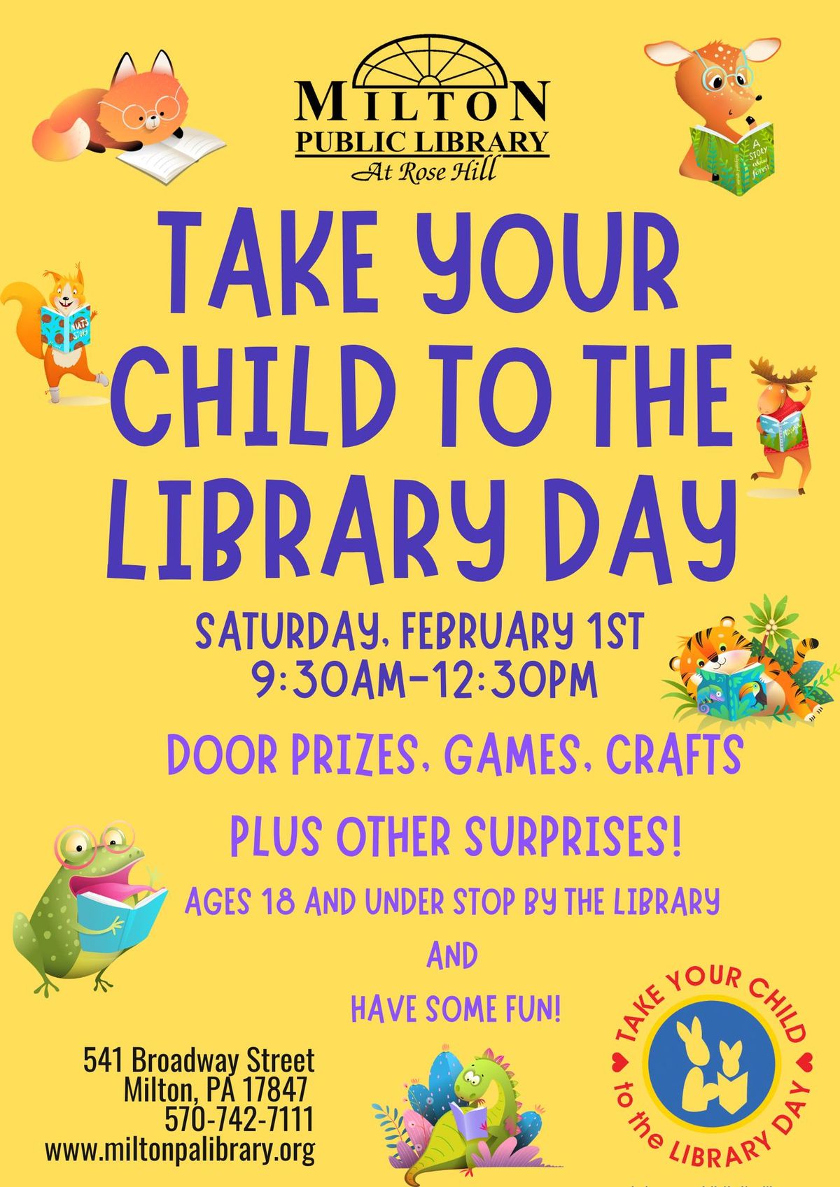 Take Your Child tot he Library Day