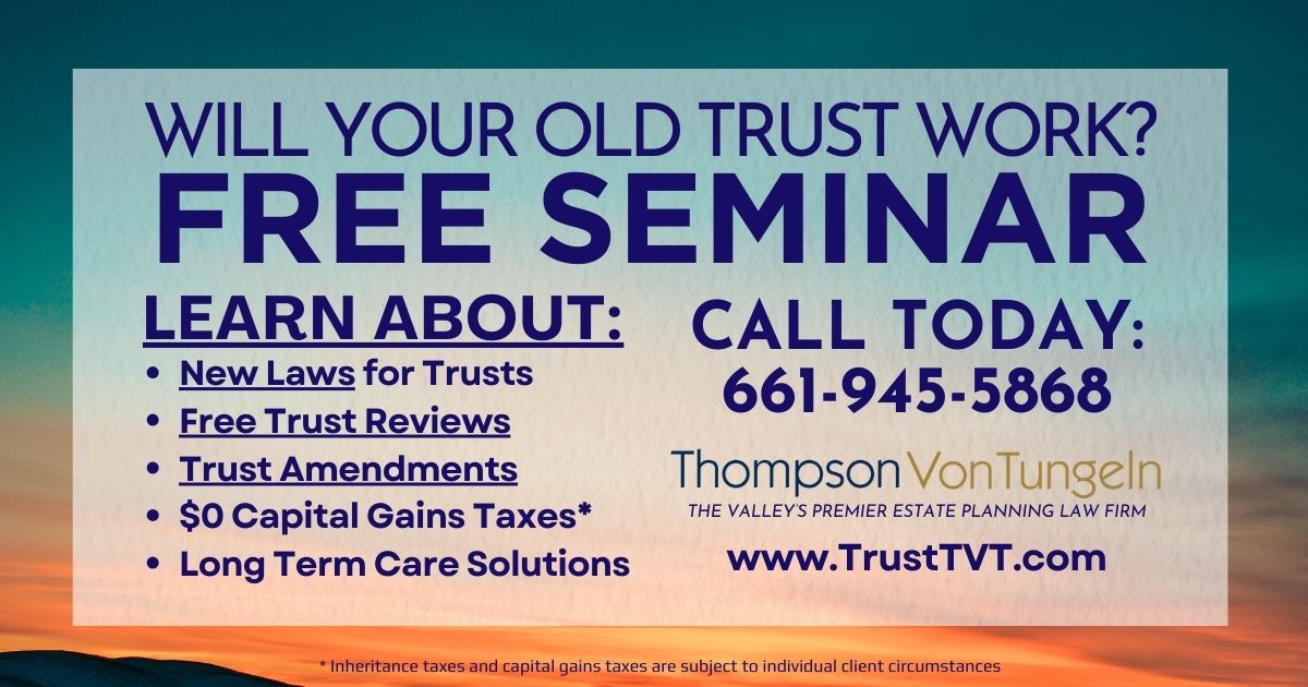 Free Expert Estate Planning and Asset Protection Seminar