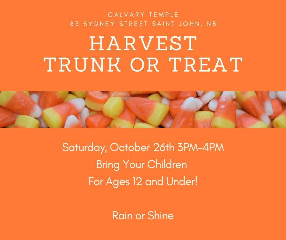 Harvest Trunk or Treat