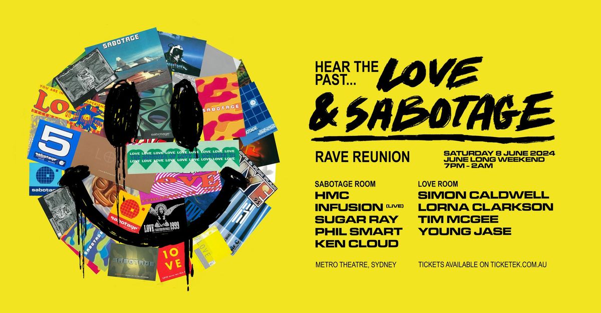 Love & Sabotage Rave Reunion 2024 - Sydney
