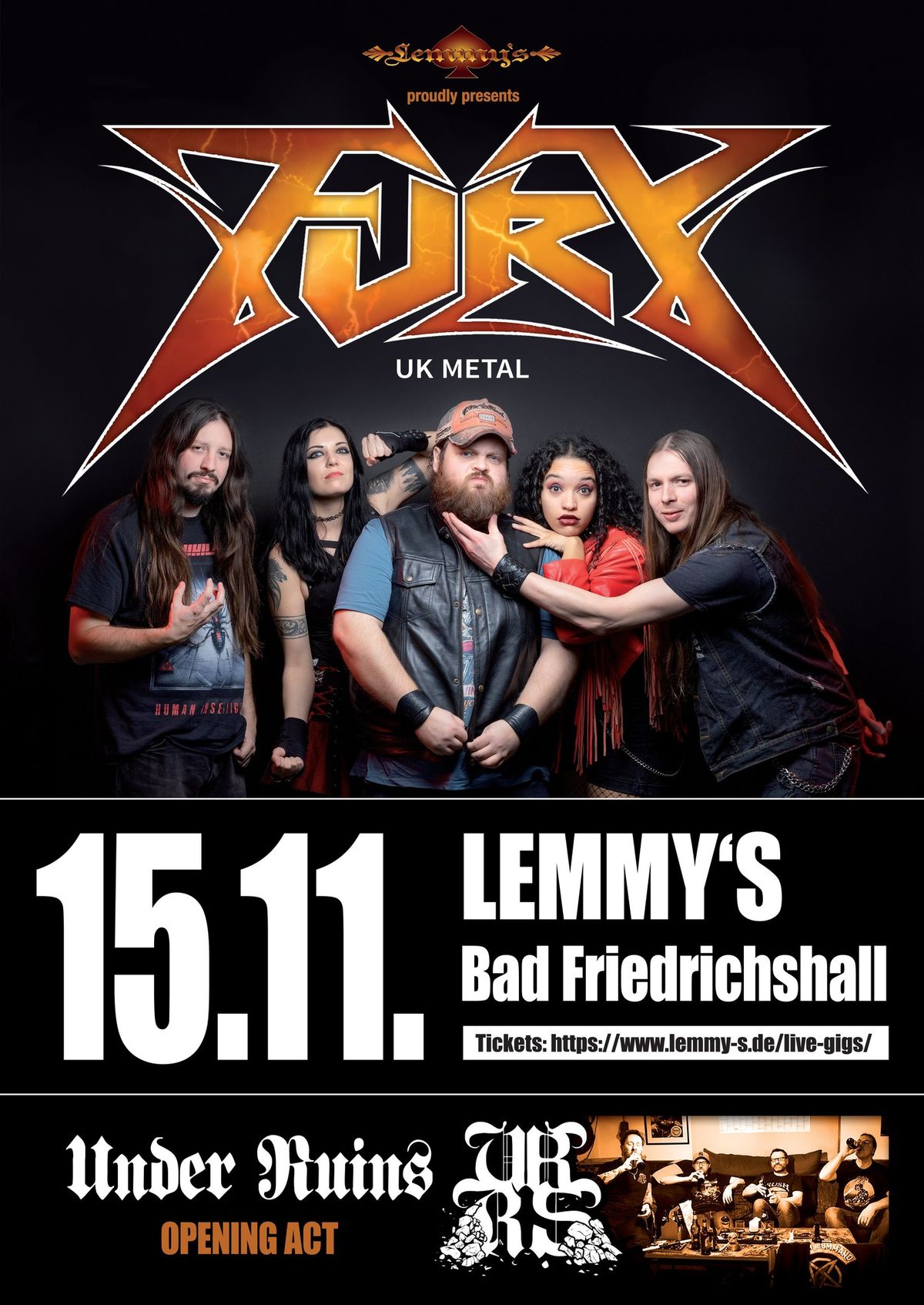 "Fury & Under Ruins" live im Lemmy`s