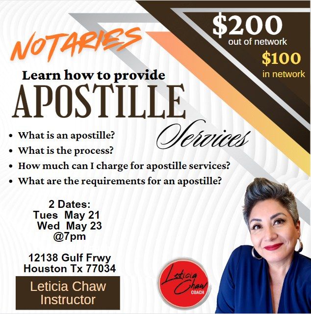 Learn how to provide Apostille Services