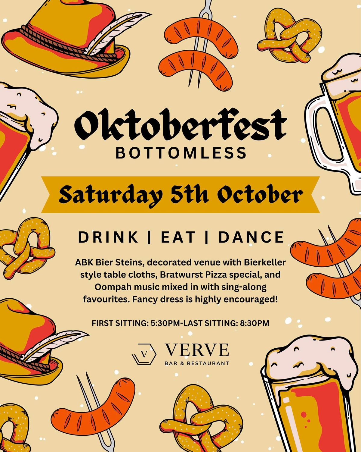 Oktoberfest Bottomless Dinner\ud83c\udde9\ud83c\uddea