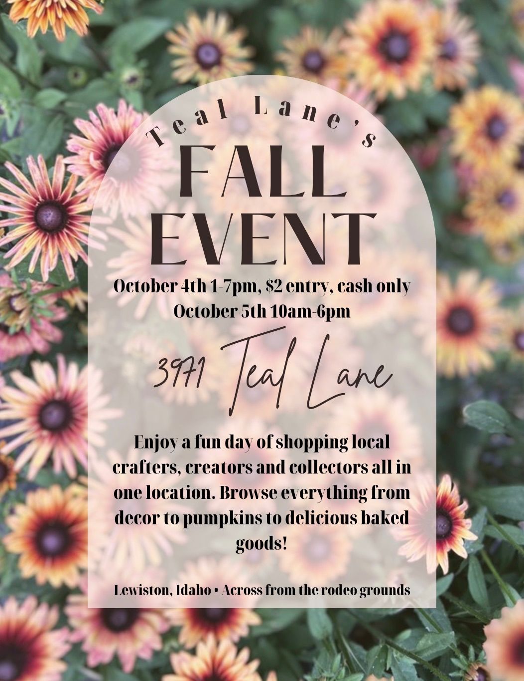 Teal Lane\u2019s Fall Event