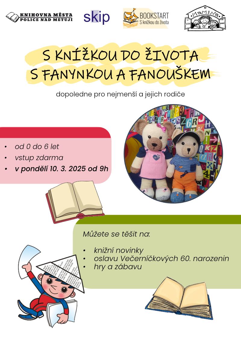 BOOKSTART - Ve\u010dern\u00ed\u010dek slav\u00ed 60. narozeniny