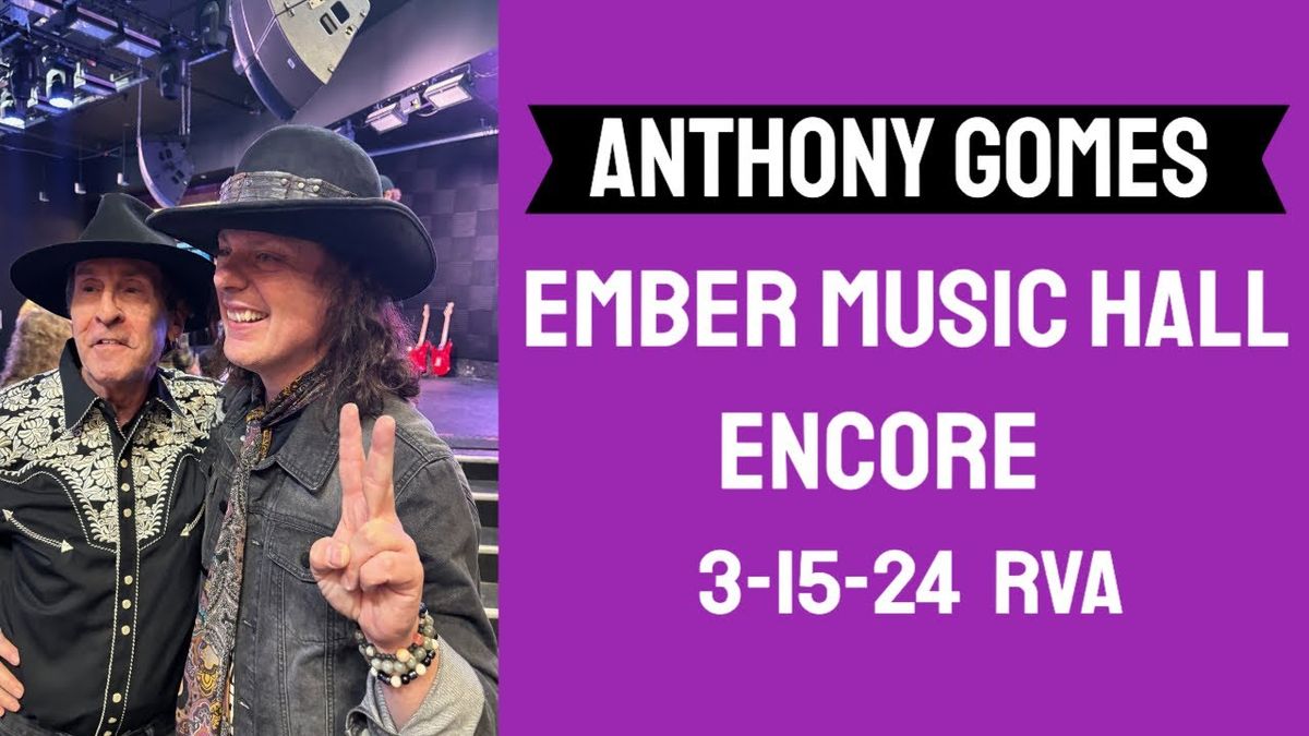 Anthony Gomes at Ember Music Hall