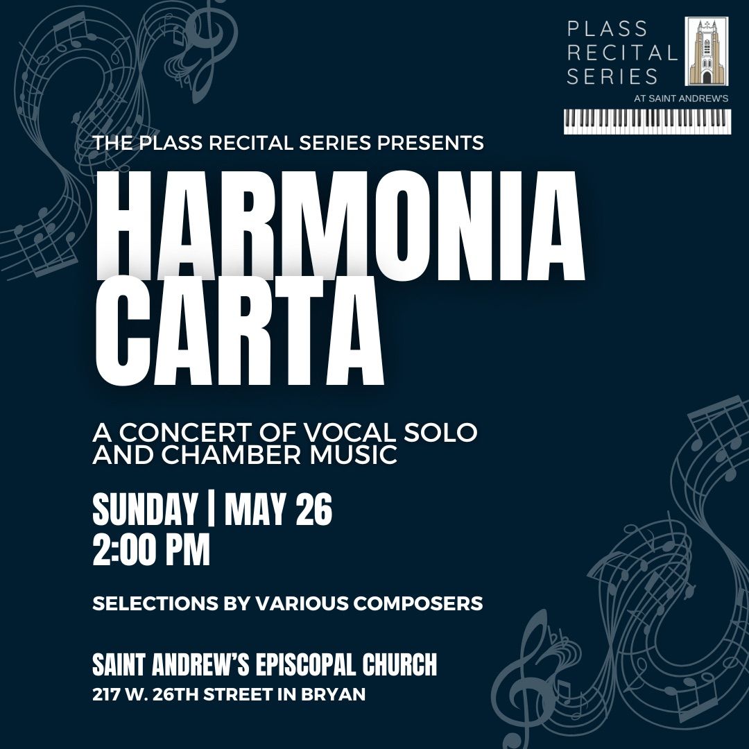 Plass Recital Series: Harmonia Carta