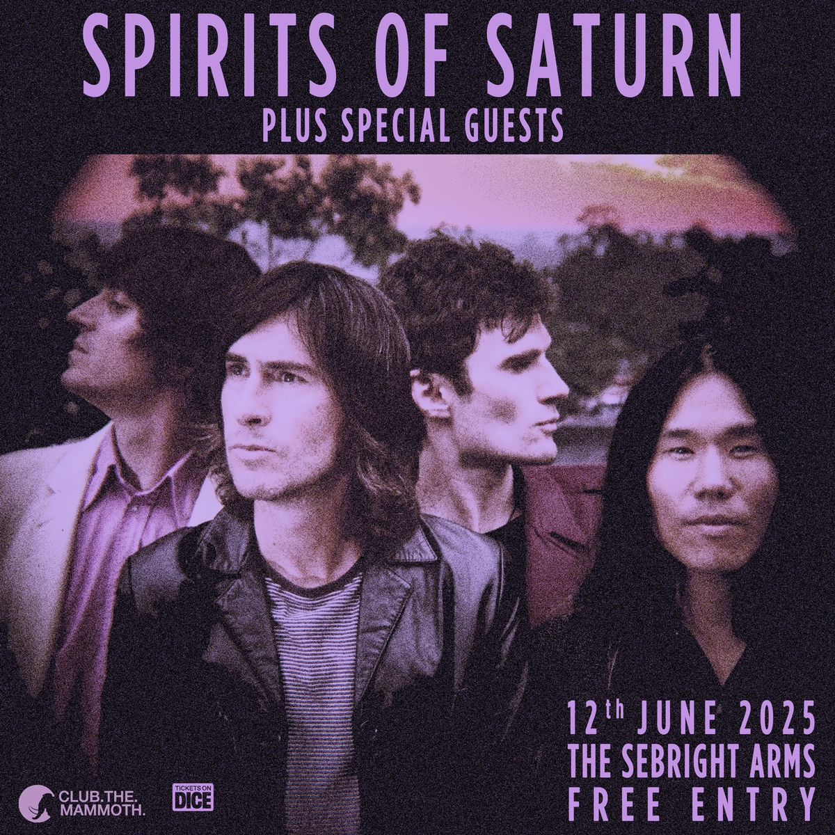 Spirits of Saturn | Sebright Arms (Free Entry)