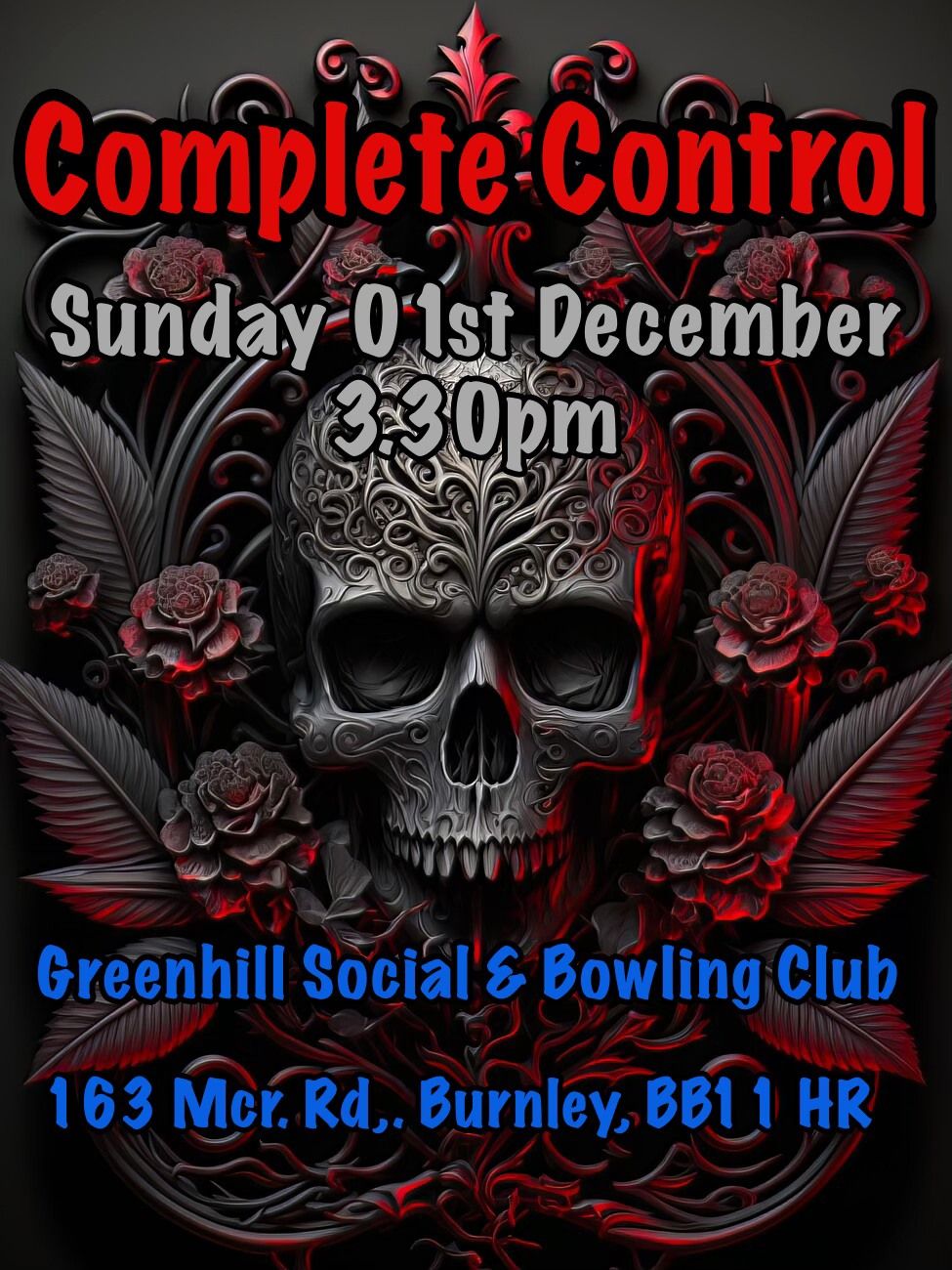 Complete Control - Greenhill Social & Bowling Club (Burnley)