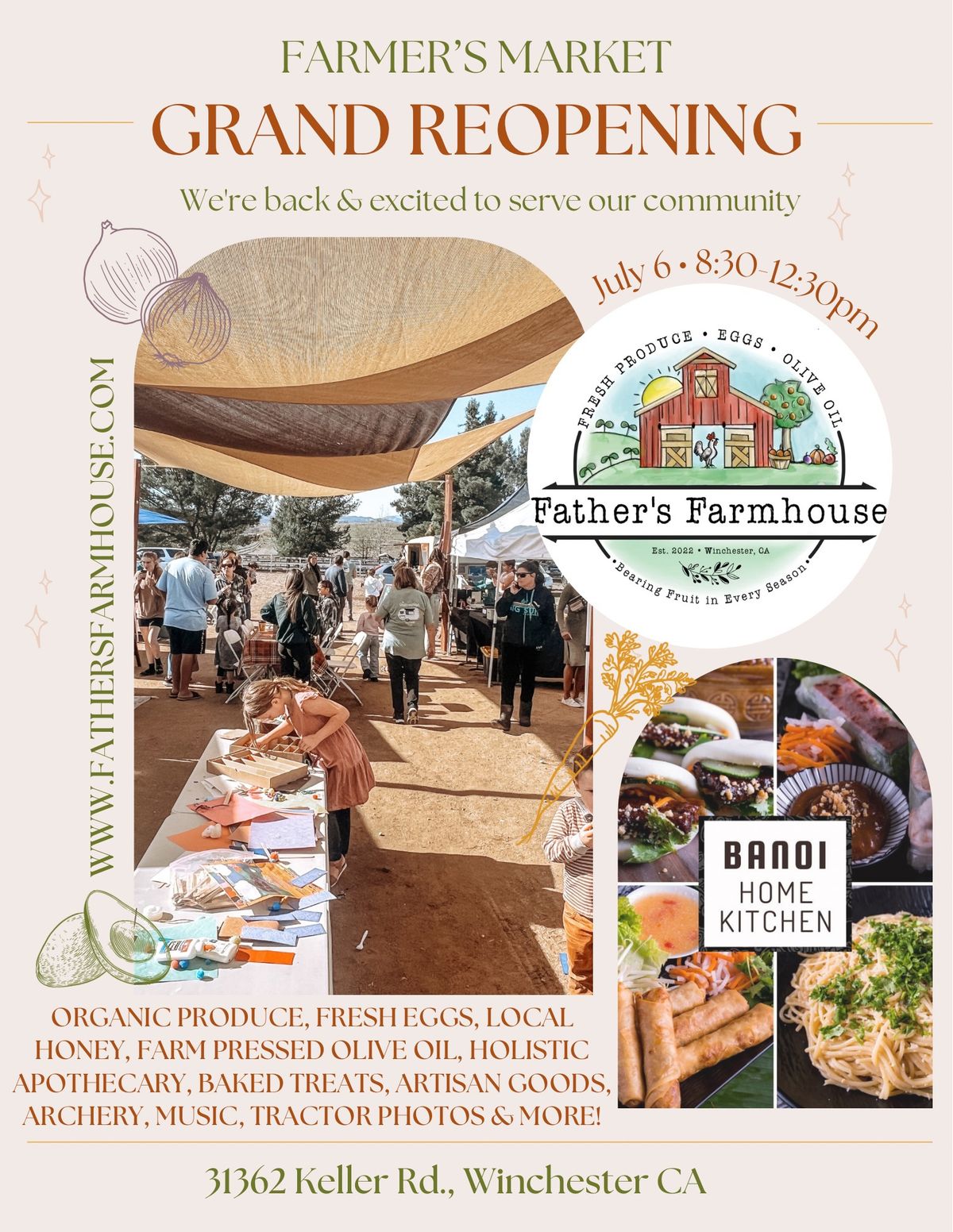 Farmer\u2019s Market - Grand Re-Opening