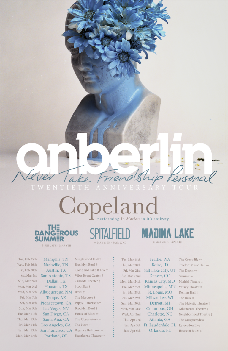 Anberlin with Copeland, Madina Lake