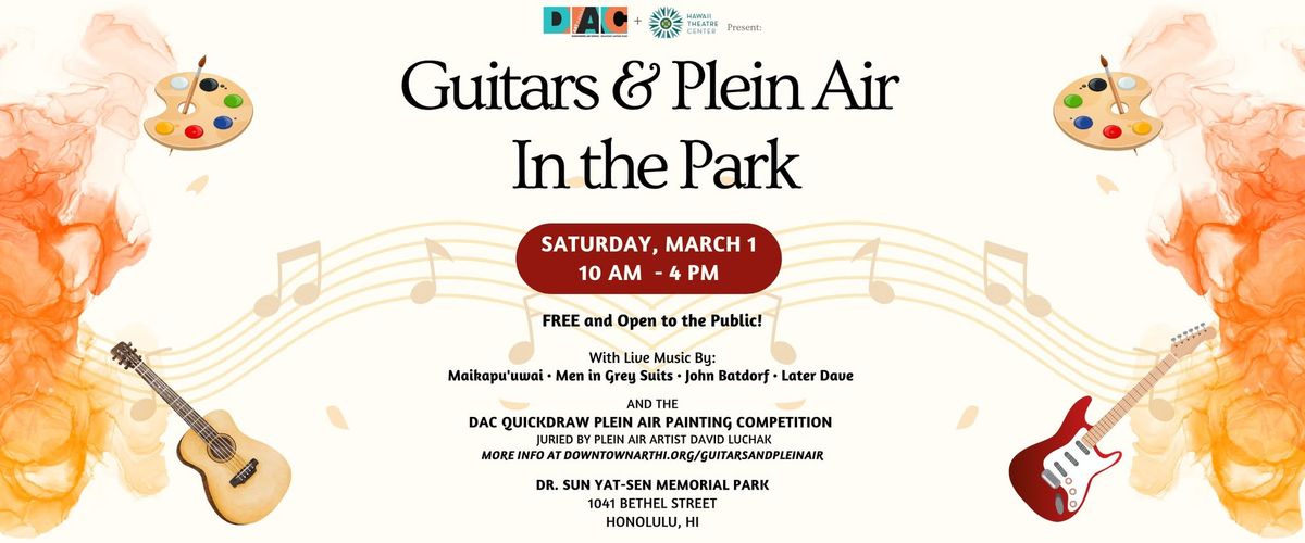 Guitars & Plein Air in the Park