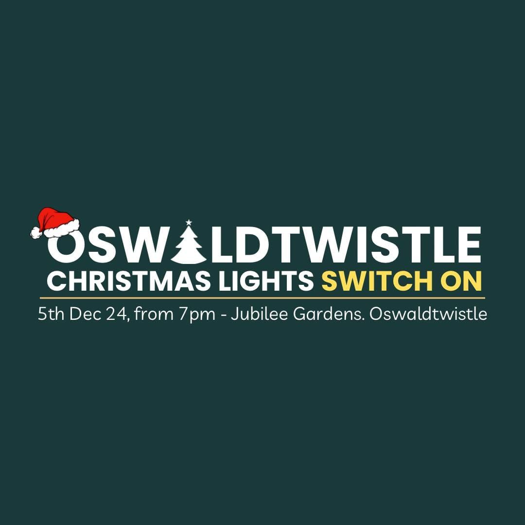 Oswaldtwistle Christmas Lights Switch On