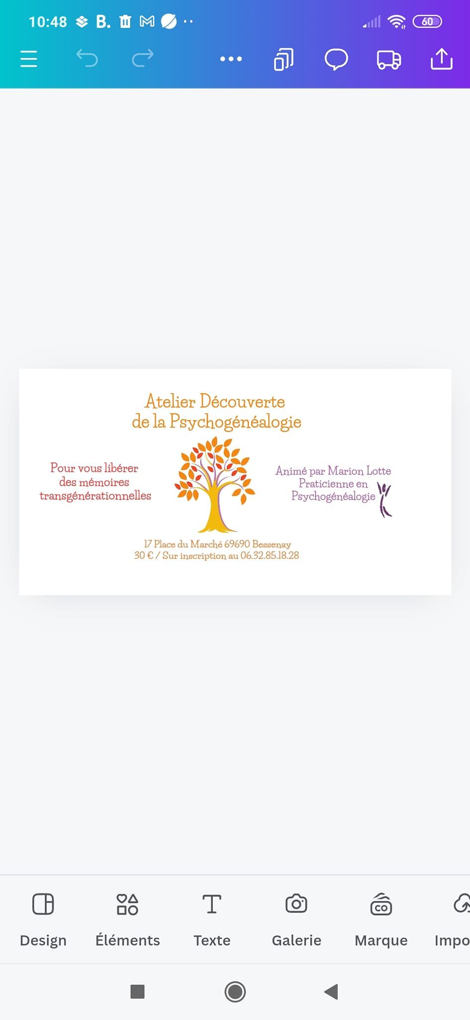 Atelier D\u00e9couverte Psychog\u00e9n\u00e9alogie 