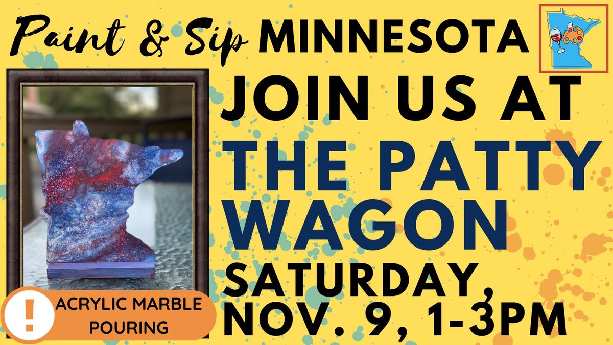 November 9 Paint & Sip at The Patty Wagon